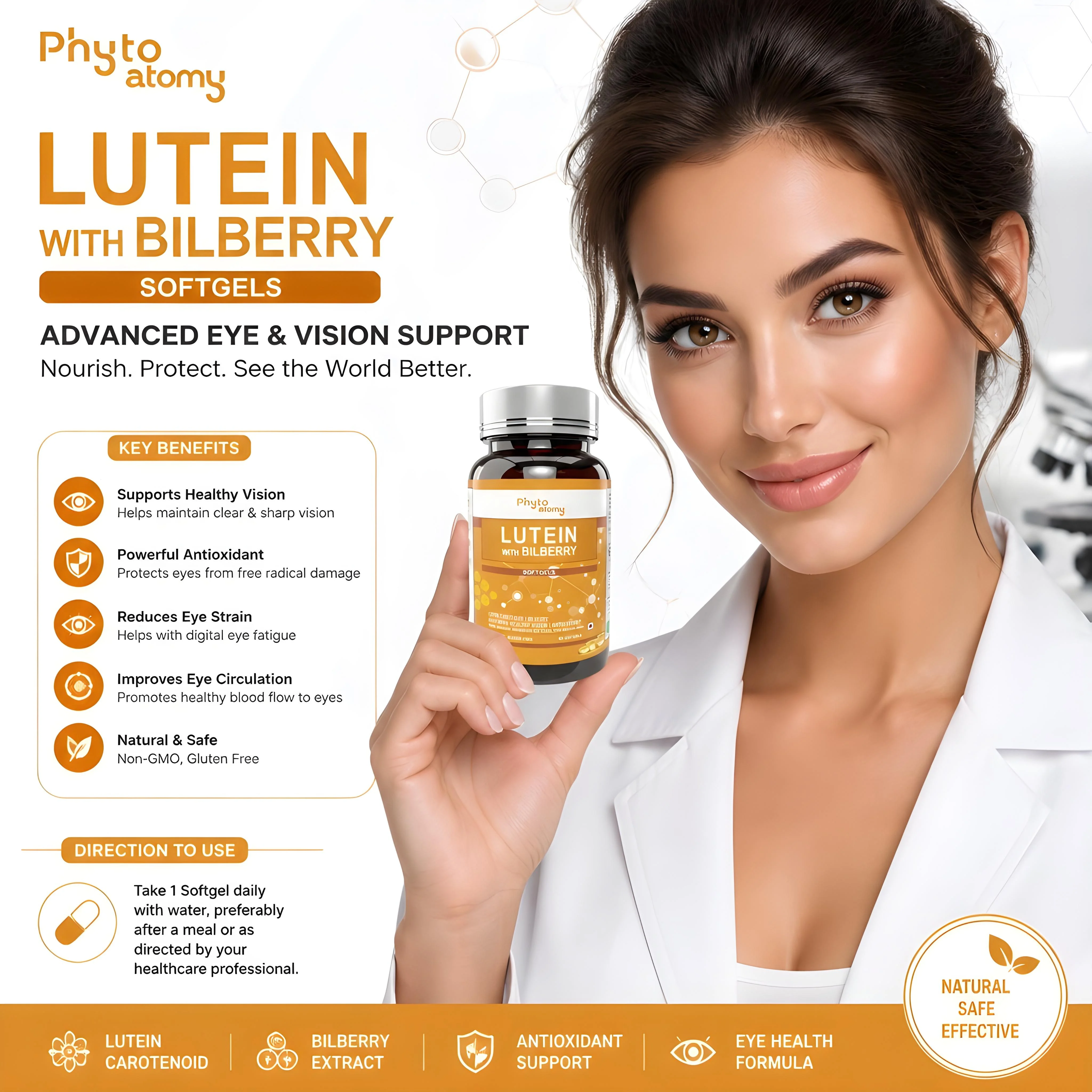 Lutein Softgel Capsule (60 Capsule) (HS00572)